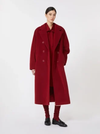 101801 Icon Coat, rosso scuro