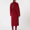 101801 Icon Coat, rosso scuro