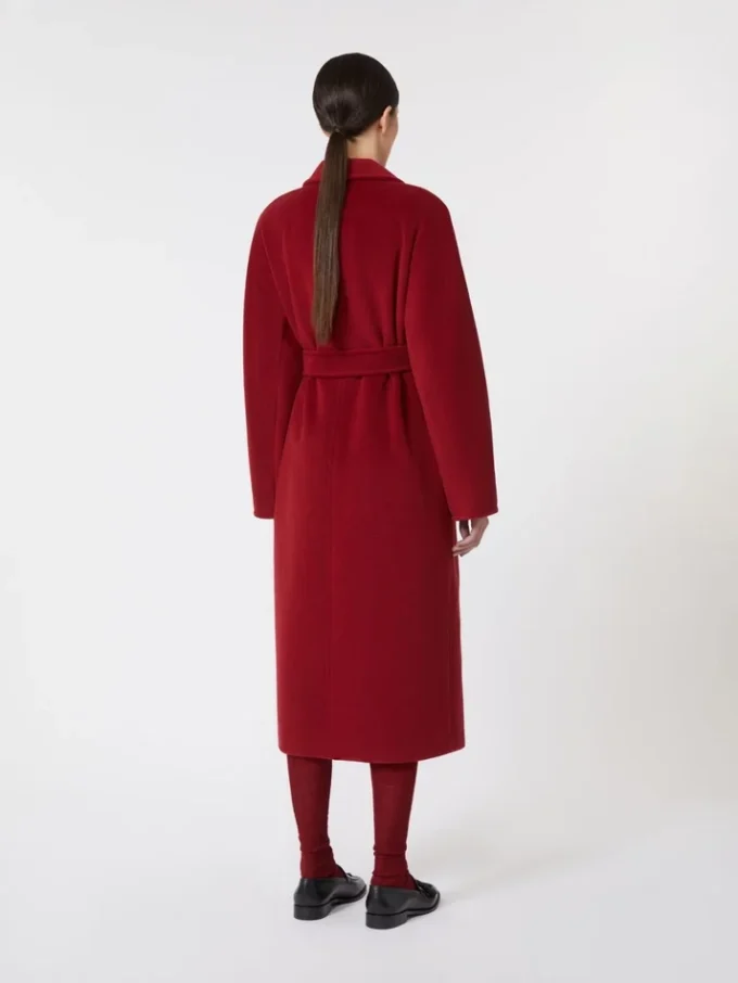 101801 Icon Coat, rosso scuro