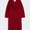 101801 Icon Coat, rosso scuro