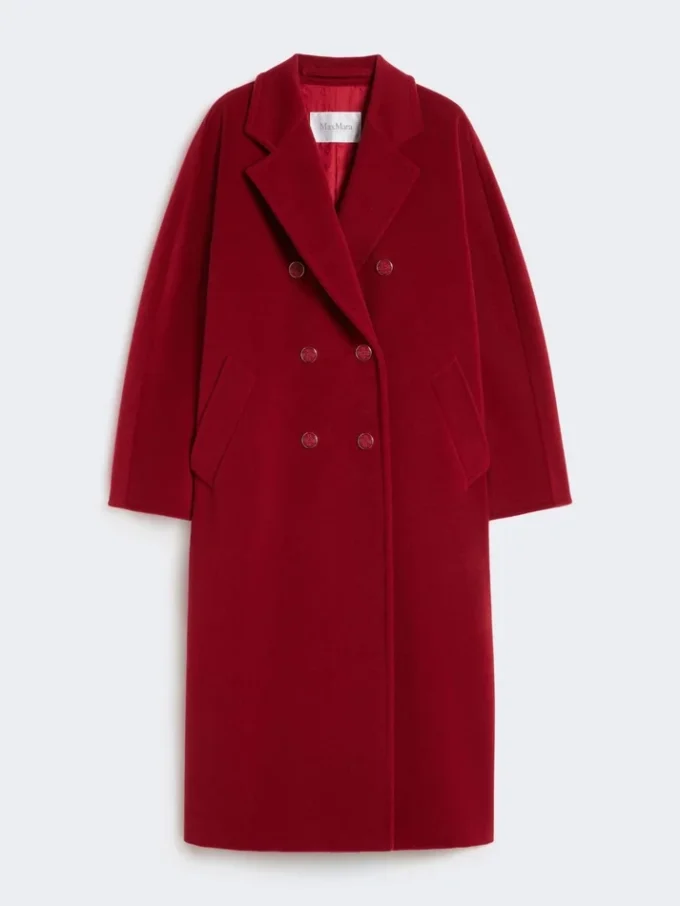 101801 Icon Coat, rosso scuro