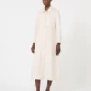 Abito chemisier in denim bull di cotone, color sabbia Abito chemisier in denim bull di cotone, color sabbia
