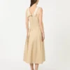 Abito in gabardine idrorepellente, beige