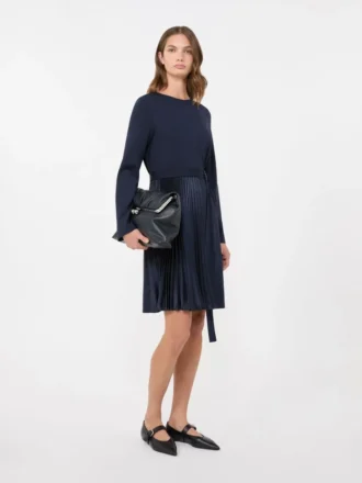 Abito in jersey Milano-knit, blu navy