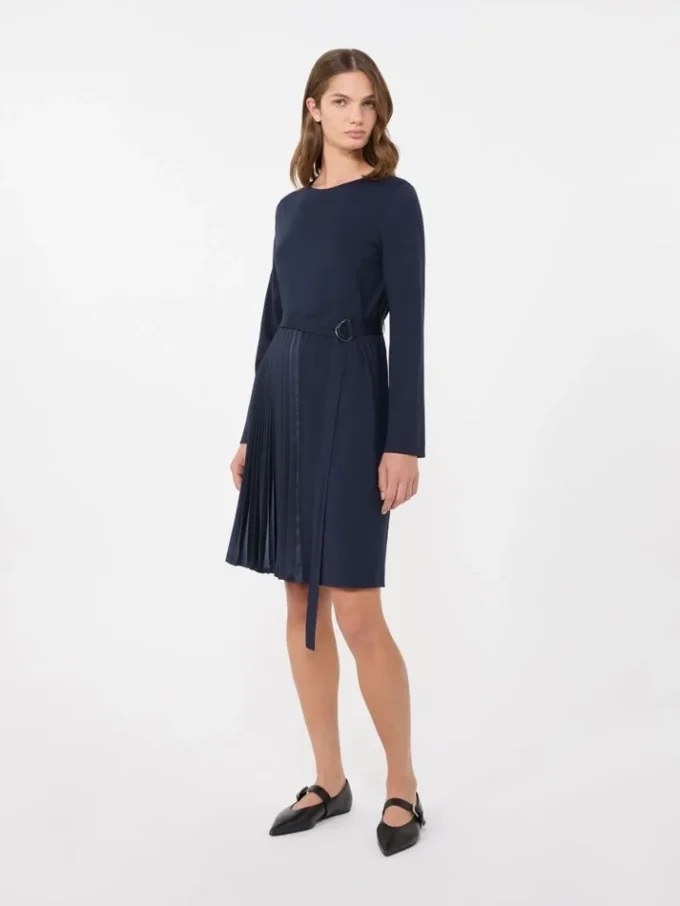 Abito in jersey Milano-knit, blu navy