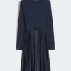 Abito in jersey Milano-knit, blu navy
