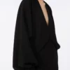 Abito leggero in cady, nero Abito leggero in cady, nero