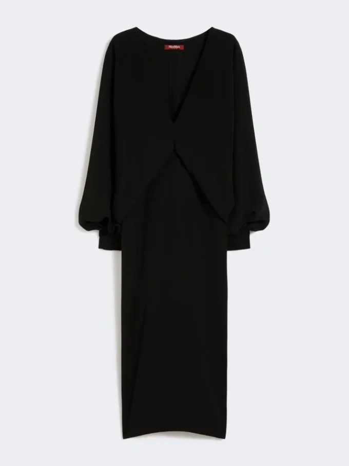 Abito leggero in cady, nero Abito leggero in cady, nero
