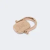 Anello in metallo e resina, marrone scuro