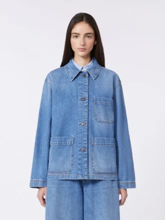 Autentica giacca-pantalone in denim, blu navy