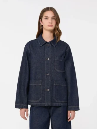 Autentica giacca-pantalone in denim, blu navy