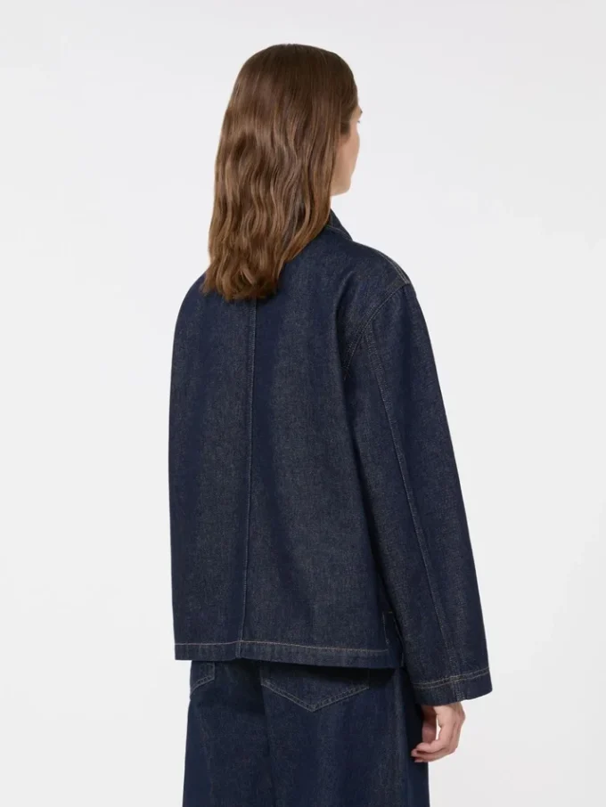 Autentica giacca-pantalone in denim, blu navy Autentica giacca-pantalone in denim, blu navy