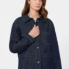 Autentica giacca-pantalone in denim, blu navy Autentica giacca-pantalone in denim, blu navy