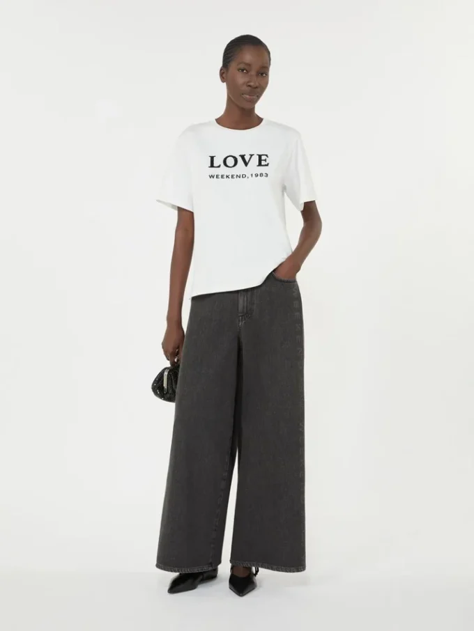 Autentici jeans in denim di cotone, neri Autentici jeans in denim di cotone, neri
