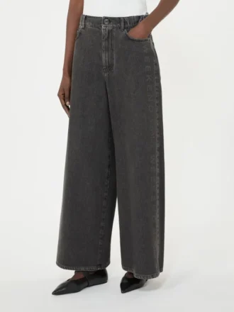 Autentici jeans in denim di cotone, neri