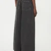 Autentici jeans in denim di cotone, neri Autentici jeans in denim di cotone, neri