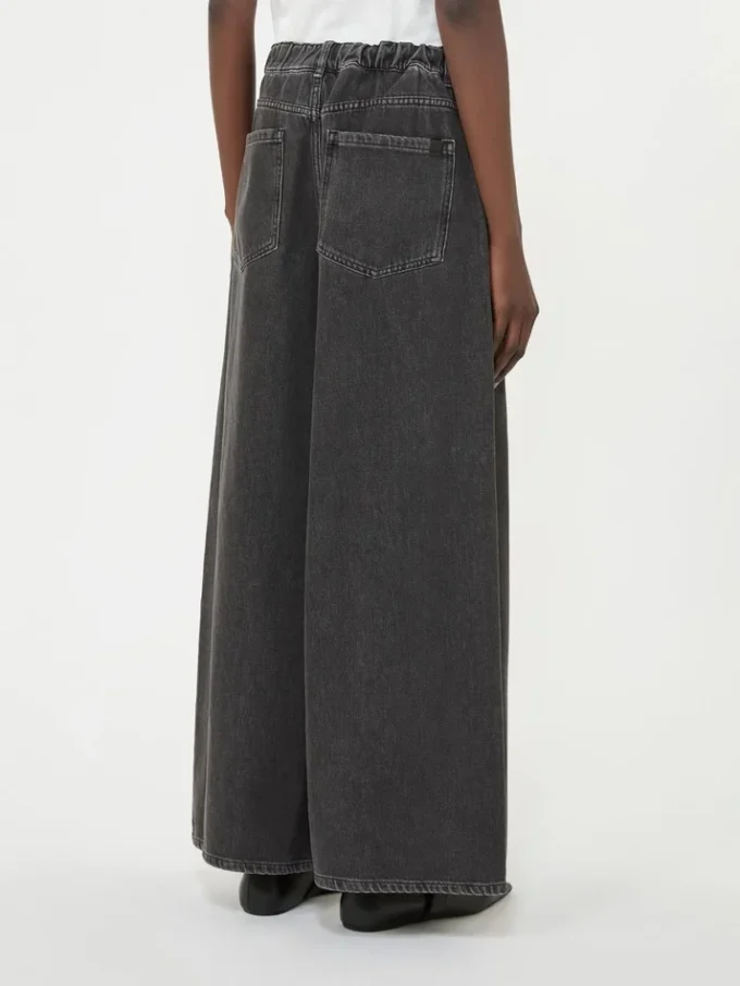 Autentici jeans in denim di cotone, neri Autentici jeans in denim di cotone, neri