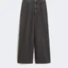 Autentici jeans in denim di cotone, neri Autentici jeans in denim di cotone, neri