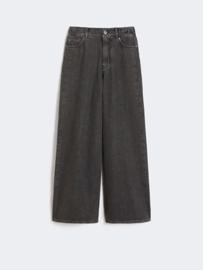 Autentici jeans in denim di cotone, neri Autentici jeans in denim di cotone, neri