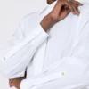 Body camicia in popeline, bianco ottico Body camicia in popeline, bianco ottico