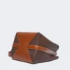 Borsa a secchiello media, color cacao
