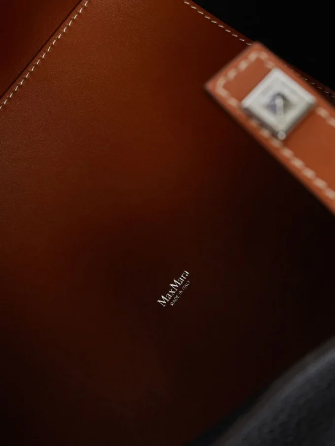 Borsa a secchiello media, ruggine