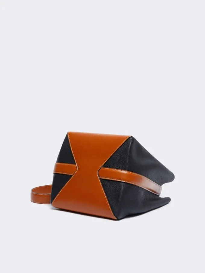Borsa a secchiello media, ruggine