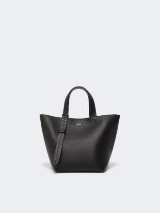Borsa Archetipo in pelle extra-small, nera