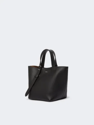 Borsa Archetipo in pelle extra-small, nera