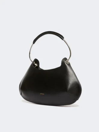 Borsa Caju in pelle, media, nera