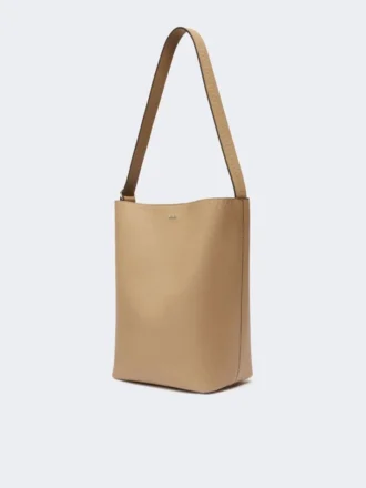 – borsa in pelle archetipo media, color fango
