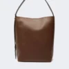– borsa in pelle archetipo media, marrone