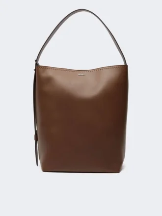 – borsa in pelle archetipo media, marrone
