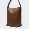 – borsa in pelle archetipo media, marrone