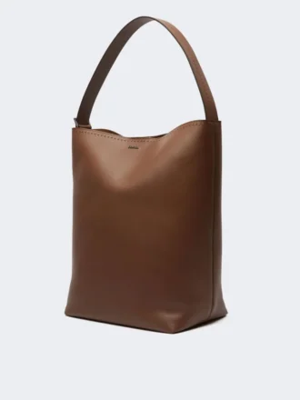 – borsa in pelle archetipo media, marrone