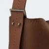 – borsa in pelle archetipo media, marrone