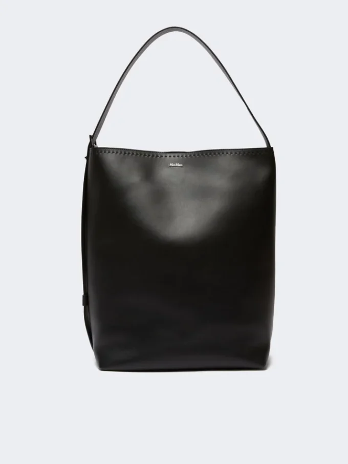 – borsa in pelle archetipo media, nera – borsa in pelle archetipo media, nera