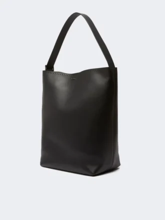 – borsa in pelle archetipo media, nera