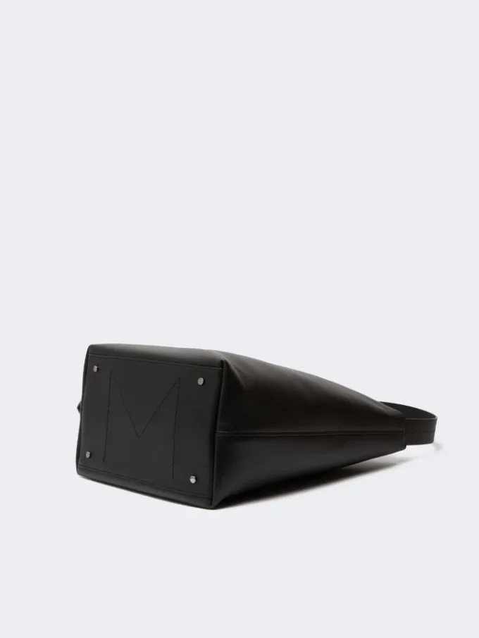– borsa in pelle archetipo media, nera – borsa in pelle archetipo media, nera