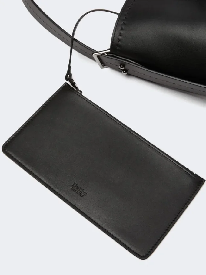 – borsa in pelle archetipo media, nera – borsa in pelle archetipo media, nera