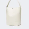 – borsa in pelle archetipo medium, bianca