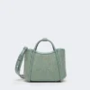 Borsa marina extra-piccola in intreccio a canestro effetto rafia, verde salvia Borsa marina extra-piccola in intreccio a canestro effetto rafia, verde salvia