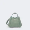 Borsa marina extra-piccola in intreccio a canestro effetto rafia, verde salvia Borsa marina extra-piccola in intreccio a canestro effetto rafia, verde salvia