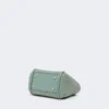 Borsa marina extra-piccola in intreccio a canestro effetto rafia, verde salvia Borsa marina extra-piccola in intreccio a canestro effetto rafia, verde salvia
