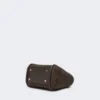 Borsa marina extra-piccola in intreccio a rombi, marrone scuro Borsa marina extra-piccola in intreccio a rombi, marrone scuro