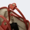 Borsa marina extra-small effetto rafia intrecciata, color terracotta Borsa marina extra-small effetto rafia intrecciata, color terracotta