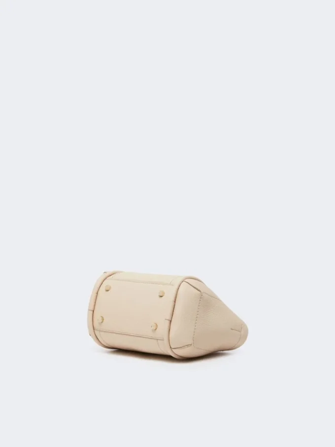 Borsa marina in pelle extra-small, color ghiaccio Borsa marina in pelle extra-small, color ghiaccio