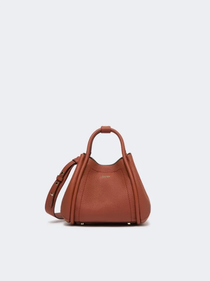 Borsa marina in pelle extra-small, color ruggine Borsa marina in pelle extra-small, color ruggine