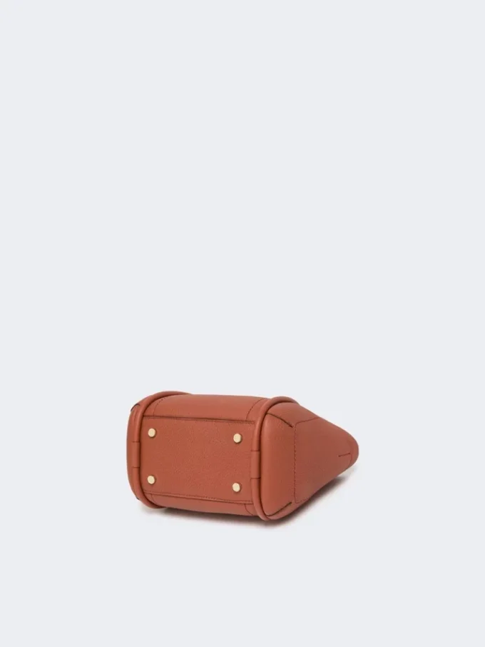 Borsa marina in pelle extra-small, color ruggine Borsa marina in pelle extra-small, color ruggine