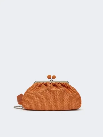 Borsa pasticcino media effetto rafia, salmone